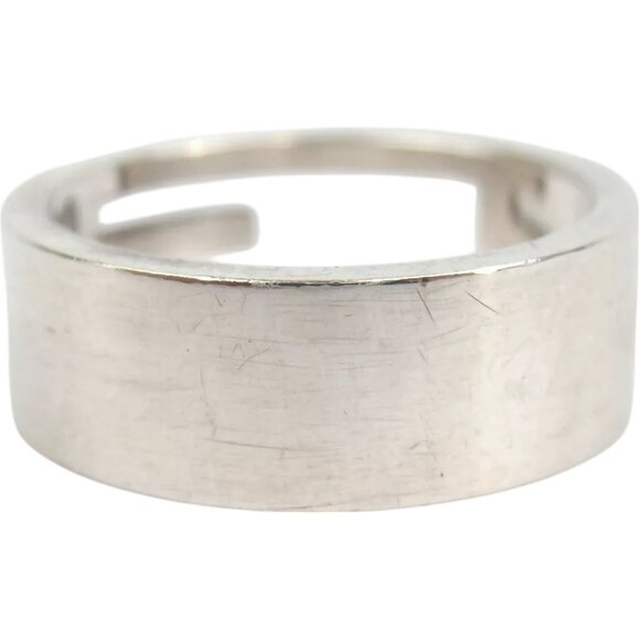 791179BQ (S1) Gucci Ring Branded G Silver Metal - Picture 2 of 9